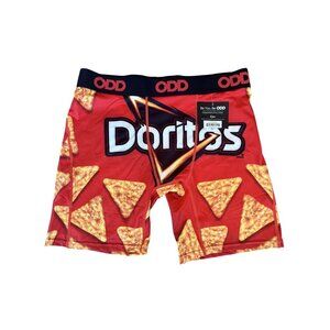 Odd Sox Boxer Briefs Doritos Chips Size M NWT Red Bold Graphic Print
